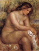 Pierre Renoir Bather Drying her Leg oil painting artist